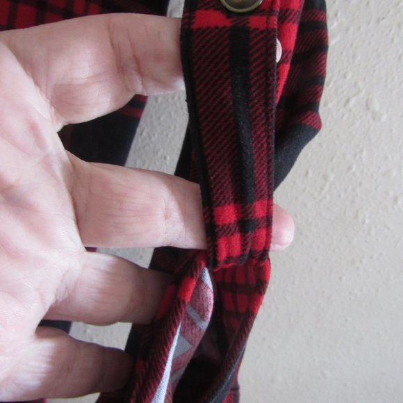 Derek Heart Red plaid Dress Size XL - Picture 4 of 9